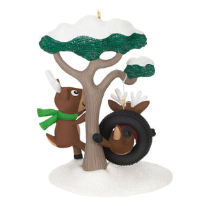 Reindeer Antics Ornament