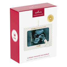 Load image into Gallery viewer, Already Rocking Our World 2026 Photo Frame Porcelain Ornament
