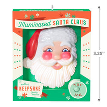Load image into Gallery viewer, Holly Jolly Santa Ornament With Light
