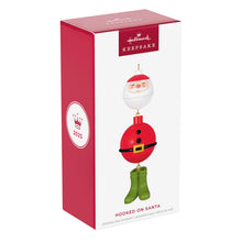 Load image into Gallery viewer, Hooked on Santa Ornament
