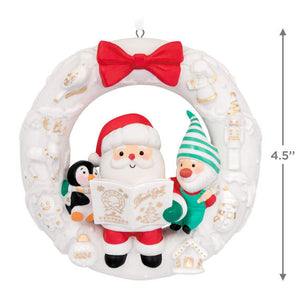 Wreath of Memories 2024 Porcelain Ornament