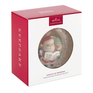 Wreath of Memories 2024 Porcelain Ornament