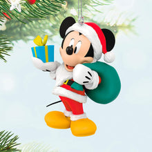 Load image into Gallery viewer, Disney All About Mickey! Santa Mickey Ornament
