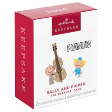 Load image into Gallery viewer, Mini The Peanuts® Gang Sally and Pigpen Ornaments, Set of 2
