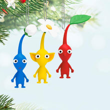 Load image into Gallery viewer, Nintendo Pikmin™ Red, Yellow, and Blue Pikmin Ornaments, Set of 3
