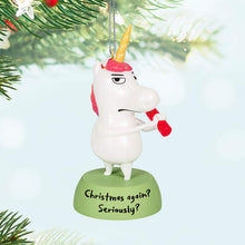 Load image into Gallery viewer, Meh Unicorn Ornament
