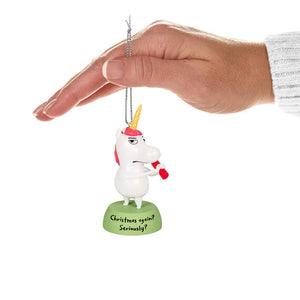 Meh Unicorn Ornament