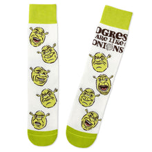 Load image into Gallery viewer, Shrek Ogres Are Like Onions Novelty Crew Socks

