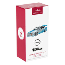 Load image into Gallery viewer, The Car's the Star 2 Fast 2 Furious 1999 Nissan Skyline GT-R Metal Ornament - Hallmark Timmins
