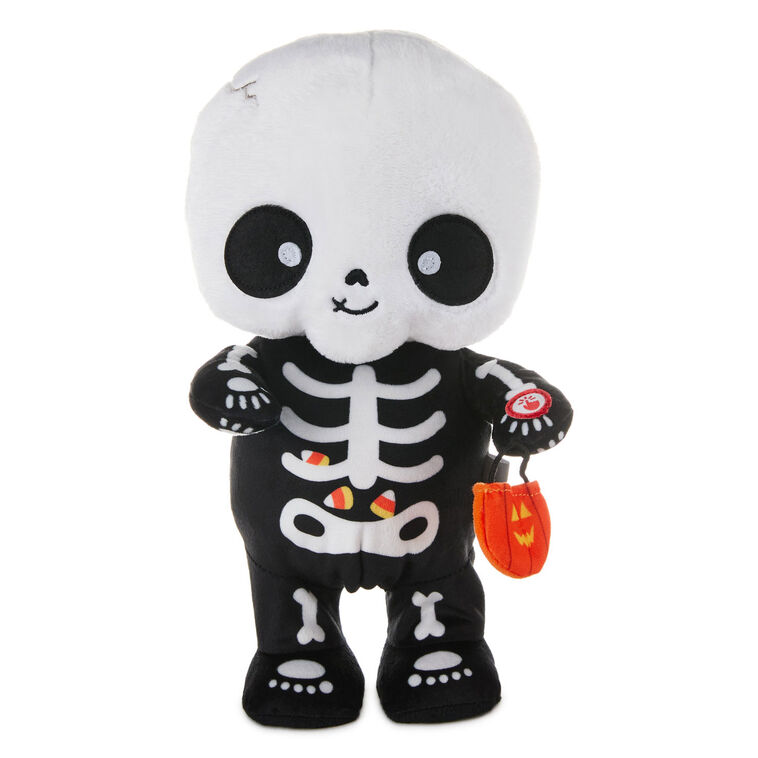 Trick-or-Treat Skeleton Plush With Sound and Motion, 10