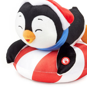 Playful Penguins Sledding All the Way Plush With Sound and Motion, 7.5" H