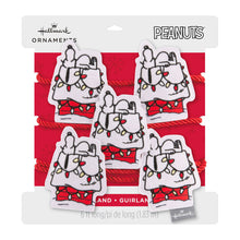 Load image into Gallery viewer, Peanuts® Snoopy Fabric Hallmark Garland, 72&quot;
