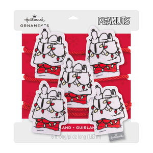 Peanuts® Snoopy Fabric Hallmark Garland, 72"