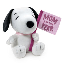 Load image into Gallery viewer, Peanuts® Snoopy Mother's Day Plush With Flag, 6.5" - Hallmark Timmins
