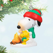 Load image into Gallery viewer, Mini Peanuts® Winter Fun With Snoopy Ornament, 1.02&quot;
