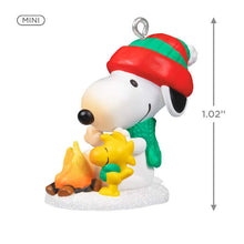 Load image into Gallery viewer, Mini Peanuts® Winter Fun With Snoopy Ornament, 1.02&quot;
