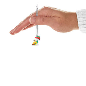 Mini Peanuts® Winter Fun With Snoopy Ornament, 1.02"