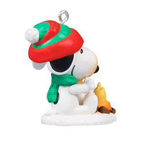 Mini Peanuts® Winter Fun With Snoopy Ornament, 1.02"