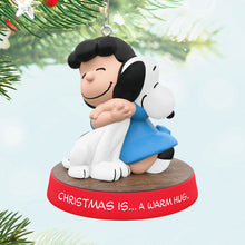 Load image into Gallery viewer, The Peanuts® Gang Christmas Is...A Warm Hug Ornament
