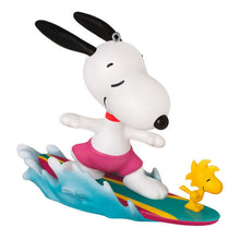 Load image into Gallery viewer, Peanuts® Spotlight on Snoopy Surf&#39;s Up! Ornament
