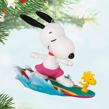 Load image into Gallery viewer, Peanuts® Spotlight on Snoopy Surf&#39;s Up! Ornament
