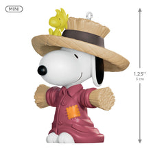 Load image into Gallery viewer, Mini The Peanuts® Gang Scarecrow Snoopy Ornament, 1.25"
