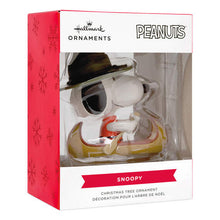 Load image into Gallery viewer, Peanuts® Snoopy in Canoe Hallmark Ornament
