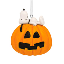 Load image into Gallery viewer, Peanuts® Snoopy on Jack-o'-Lantern Hallmark Ornament
