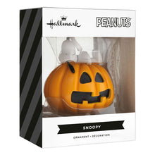 Load image into Gallery viewer, Peanuts® Snoopy on Jack-o'-Lantern Hallmark Ornament
