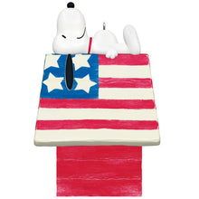 Load image into Gallery viewer, The Peanuts® Gang Patriotic Snoopy Ornament
