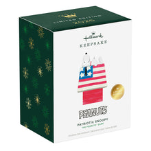 Load image into Gallery viewer, The Peanuts® Gang Patriotic Snoopy Ornament
