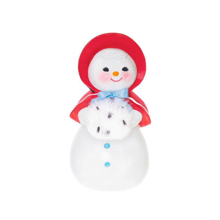 Sweet Snow Girl Porcelain Ornament