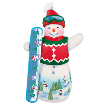 Load image into Gallery viewer, Snowtop Lodge Ollie U. Halfpipe Porcelain Ornament
