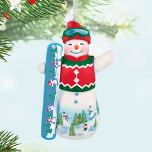 Load image into Gallery viewer, Snowtop Lodge Ollie U. Halfpipe Porcelain Ornament
