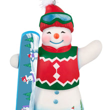 Load image into Gallery viewer, Snowtop Lodge Ollie U. Halfpipe Porcelain Ornament
