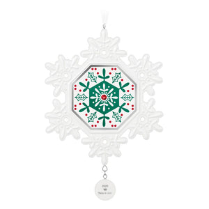 Snowflake 2025 Porcelain Ornament