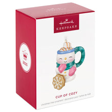 Load image into Gallery viewer, Cup of Cozy Porcelain Ornament
