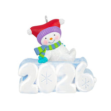 Load image into Gallery viewer, Mini A Snowy 2026 Ornament With Light, 1.25" - Hallmark Timmins
