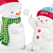 Load image into Gallery viewer, Snowball Fight 2026 Musical Ornament - Hallmark Timmins
