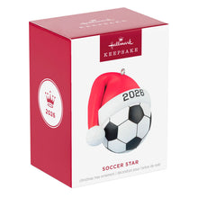 Load image into Gallery viewer, Soccer Star 2026 Ornament
