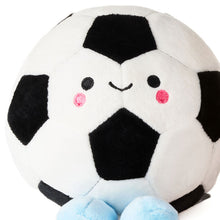 Load image into Gallery viewer, Better Together Soccer Ball and Orange Cone Magnetic Plush Pair, 5" H - Hallmark Timmins

