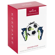 Load image into Gallery viewer, Soccer Star 2024 Ornament
