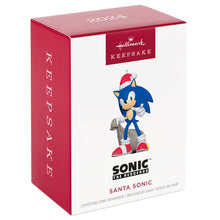 Load image into Gallery viewer, Sonic the Hedgehog™ Santa Sonic Ornament
