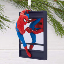 Load image into Gallery viewer, Marvel Spider-Man on Window Hallmark Ornament
