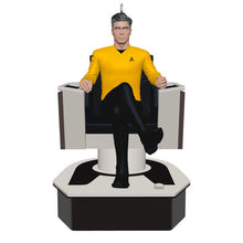 Load image into Gallery viewer, Star Trek™: Strange New Worlds Captain Christopher Pike Ornament With Sound
