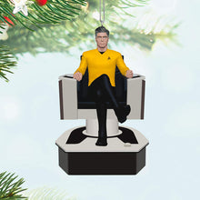 Load image into Gallery viewer, Star Trek™: Strange New Worlds Captain Christopher Pike Ornament With Sound
