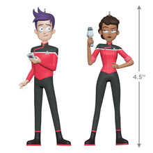 Load image into Gallery viewer, Star Trek™: Lower Decks Ensigns Beckett Mariner and Bradward Boimler Ornaments, Set of 2
