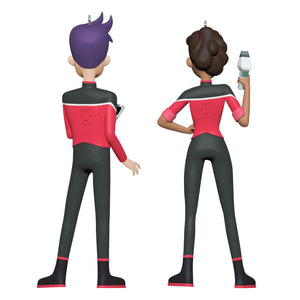 Star Trek™: Lower Decks Ensigns Beckett Mariner and Bradward Boimler Ornaments, Set of 2