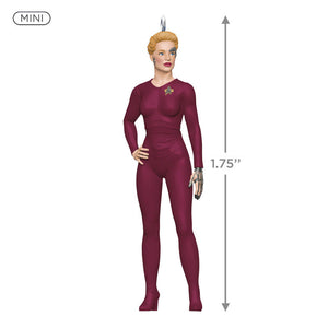 Mini Star Trek™: Voyager Seven of Nine Ornament, 1.75"