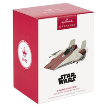 Load image into Gallery viewer, Star Wars: Return of the Jedi™ A-Wing Fighter™ Ornament
